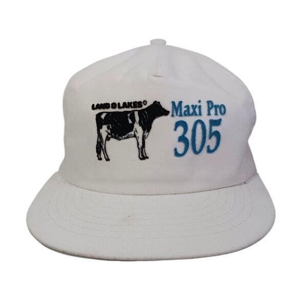 Vintage Land O Lakes Maxi Pro 305 Swingster Snapback Cap - Picture 1 of 1